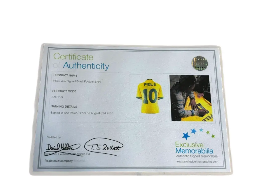 Brazil - Football World Championships - Pele- Premium Frame – Museum Quality- Jersey 2025-11-16 at 9.21.41 AM.webp