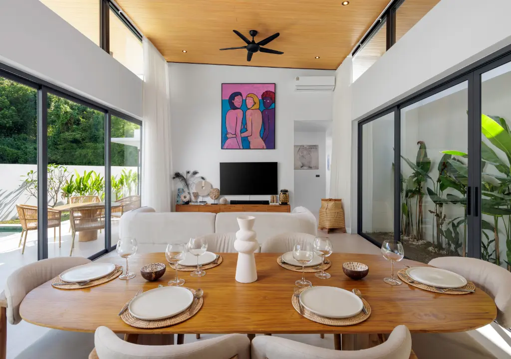 Living Room - Dining Table & Artwork.webp