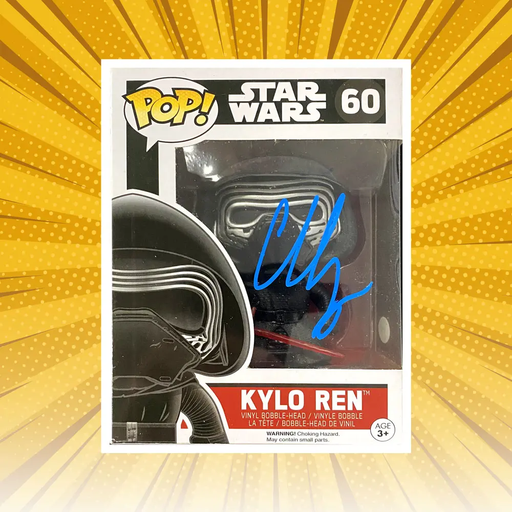 Adam Driver Signed Kylo Ren Funko Pop! – Star Wars: The Last Jedi | Certified Authentic