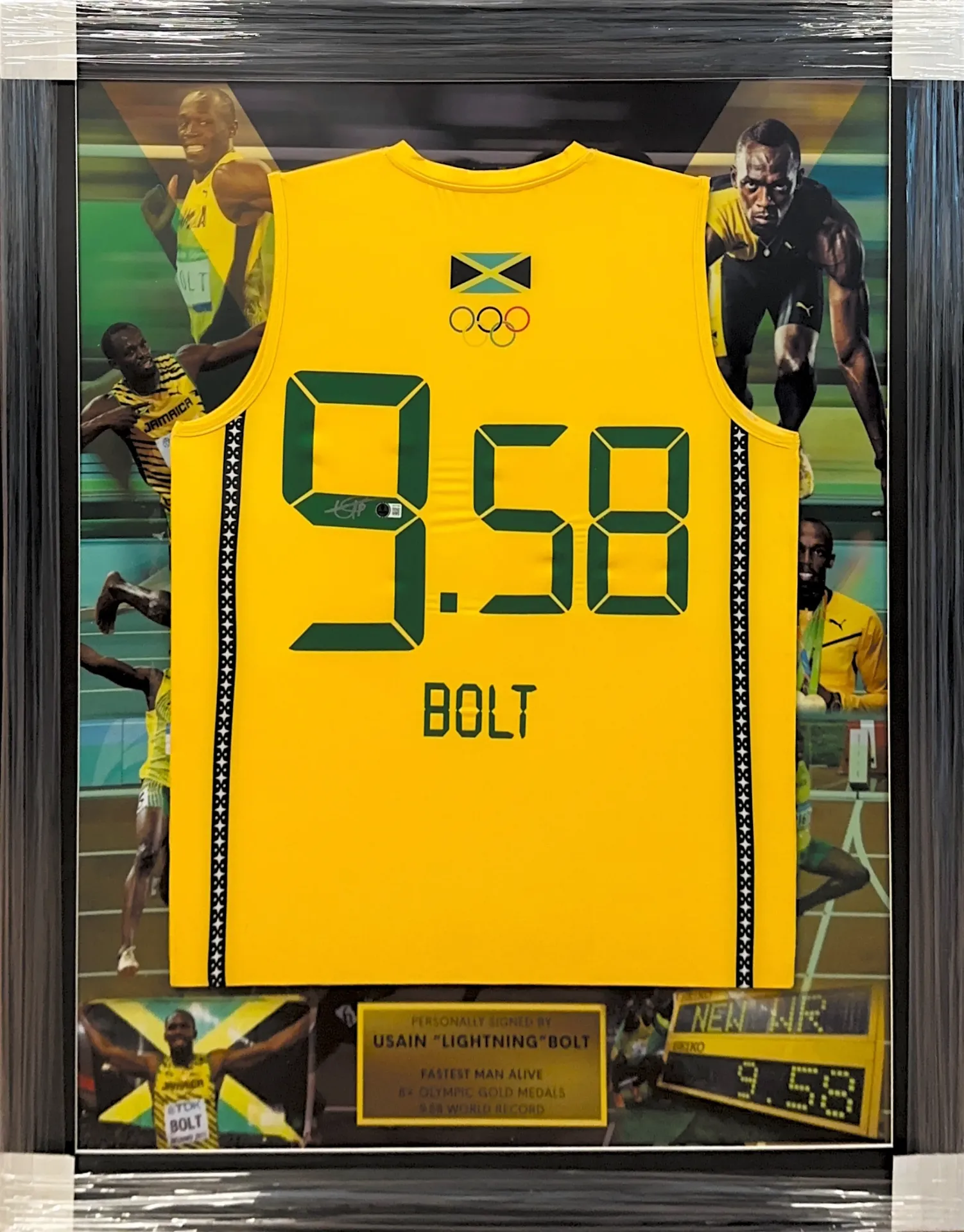 Usain "Lightning" Bolt – Hand-Signed Olympic Jersey (Beckett Authenticated)