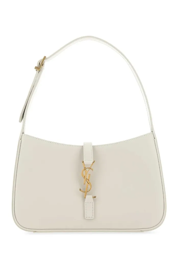 Saint Laurent Le 5 À 7 Logo Plaque Hobo Bag