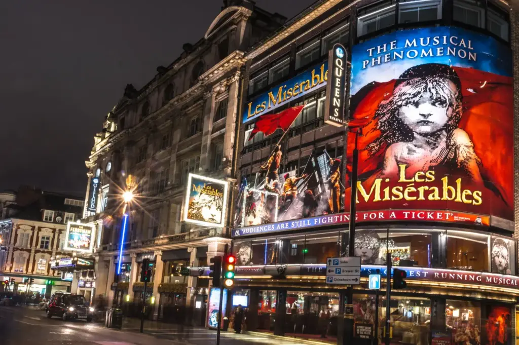 London West End show with lunch at a choice of 2 sublime London restaurants