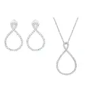 Marilyn Diamond Earrings & Marilyn Diamond Necklace Bundle