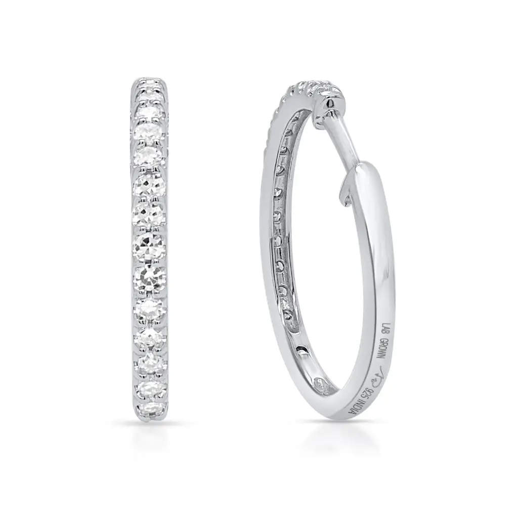 Diamond Hoops 1.00 carat
