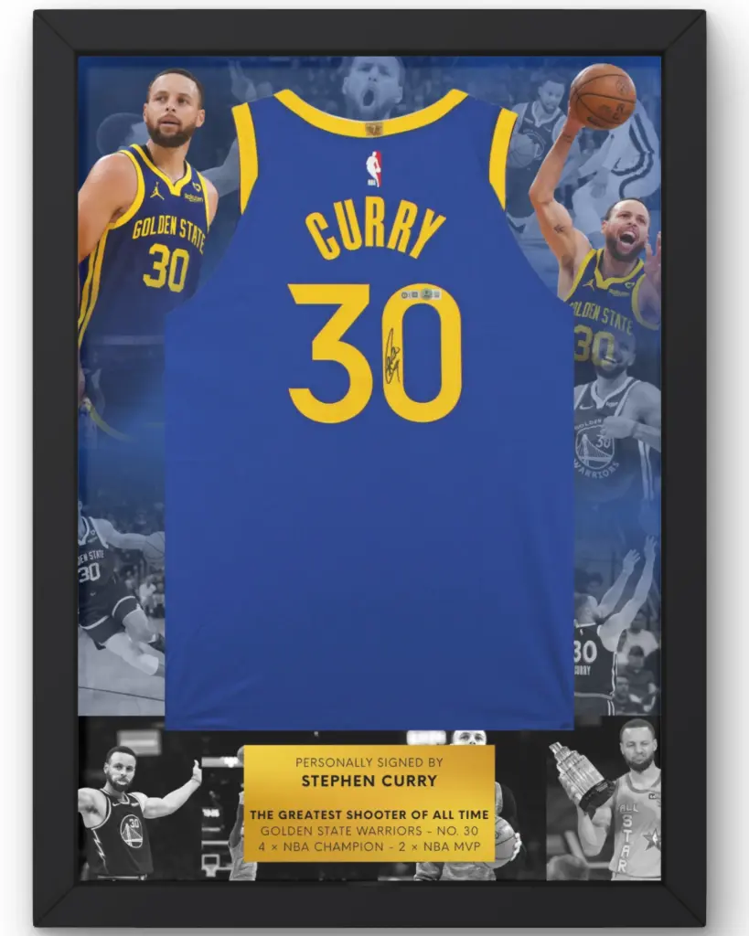 Authentic Stephen Curry Signed Golden State Warriors Nike Jersey – JSA Certified – Size L – Brand New with Tags