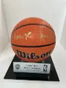 The Rivalry United: Larry Bird & Magic Johnson Signed Basketball with Beckett Certification - Masterpiece for Collectors