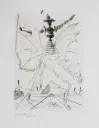 Salvador Dalí – Henry VI (1971) Hand-Signed Etching, Rare Roman Numeral Edition
